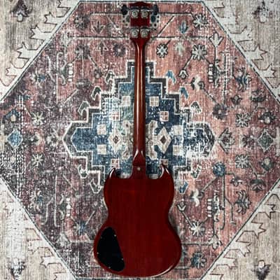 1969 Gibson EB3 Cherry Vintage 2 Pickup SG Electric Bass Guitar W/ Original Hardshell Case! image 6