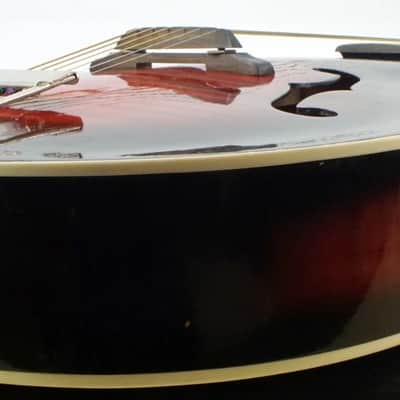 1960s Harmony Monterey H950 Acoustic Guitar with Hard Case image 14