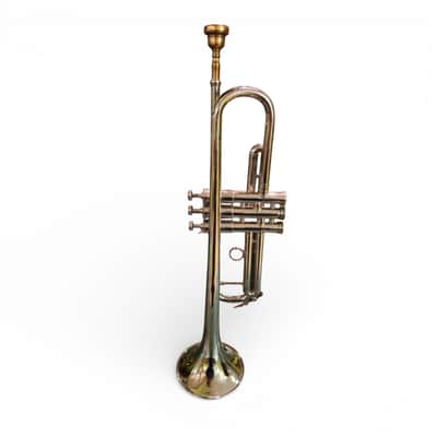 Vintage Soviet Nickel Trumpet Moscow Factory 1975 Original Case 2 Mouthpieces image 4