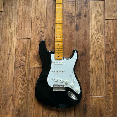 2007 Fender ST-57 Stratocaster USA Vintage Pickups 1957 Reissue MIJ Black image 2