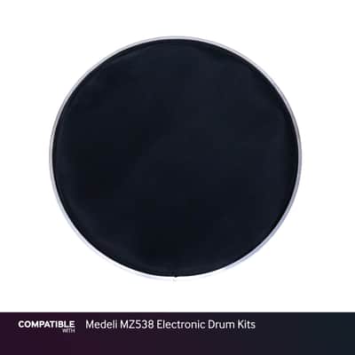 Black 12" Mesh Drum Head for Medeli MZ538 Electronic Drum Kits image 1
