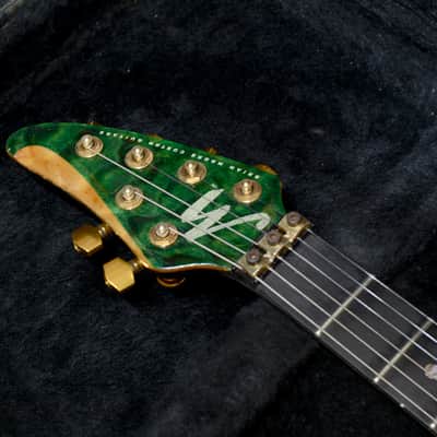 Brian Moore USA MC-1 Double Cutaway Emerald Green 1990's image 6