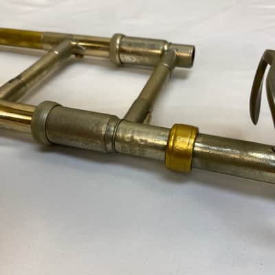 Bach 42BO Stradivarius Series Tenor Trombone with Open Wrap F Attachment Standard Rotor Valve 2010s - Clear Lacquered Brass image 10