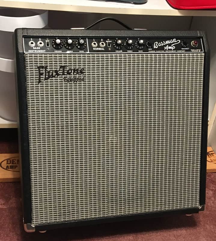 Fender D.A.W. - FluxTone equipped Modified BlackFace Bassman 1967 Black image 1