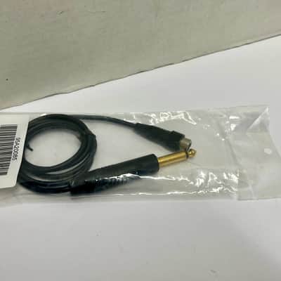 Shure WA305 Gold-plated Neutrik 1/4" Straight TS to TA4F Cable 3' Premium threaded locking Instrument Guitar Cable 95A20085 for Glx-d GLXD GLXD1 AD1 ADX1 bodypack ULX-D QLX-D Transmitters Wireless System Line 6 G50 G55 G90 Relay AKG image 2