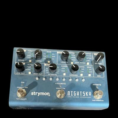 Strymon NightSky Time-Warped Reverberator - Present - Blue - X15429 image 1