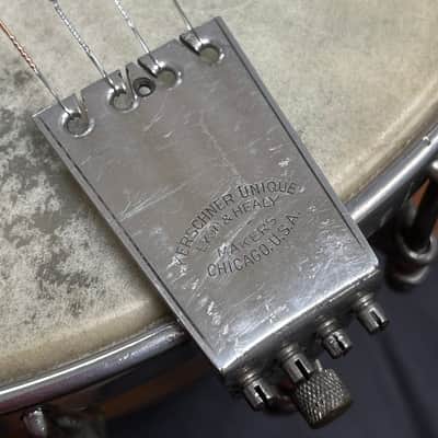 1920’s Washburn Lyon & Healy Style B Open Back 4 String Tenor Banjo image 4