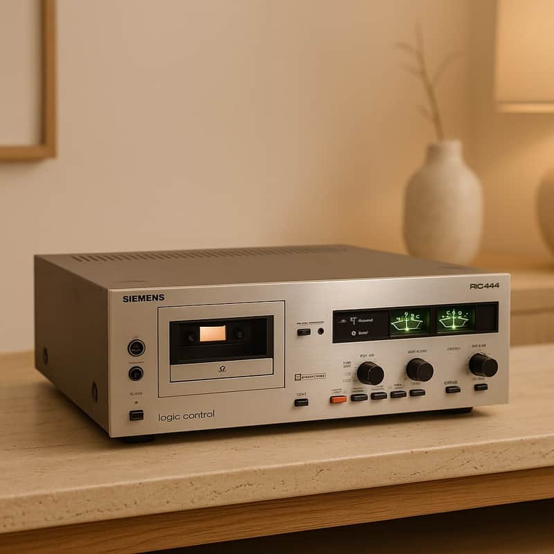 Siemens RC-444 Rare Vintage Cassette Deck Working Warranty 2 Motors VU image 1