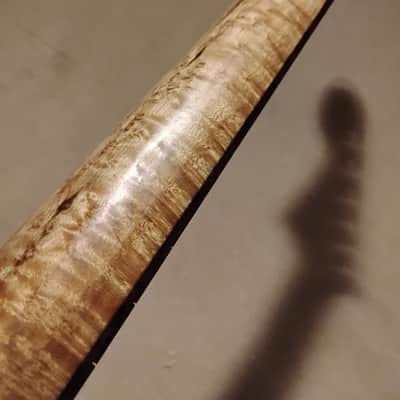EXHIBITION GRADE BIRDSEYE MAPLE STRAT GUITAR NECK FITS FENDER & WARMOTH image 9