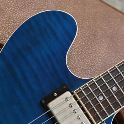 2001 Gibson Limited Edition ES-335 Dot Semi-Hollow Electric Guitar Trans Blue + OHSC image 4