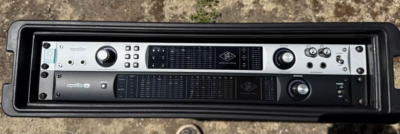 Universal Audio Apollo Quad Thunderbolt & Apollo 16 (Black) - SKB Case Included! image 1