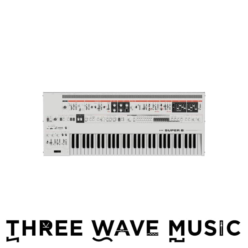 UDO Audio Super 8 (White) - 16-Voice Polyphonic Bi-Timbral Analog-Hybrid Performance Synthesizer  [Three Wave Music] image 1