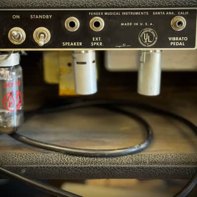 Fender Bandmaster "Drip Edge" 50-Watt 2-Channel Guitar Amp Head 1968 Silverface Recently Serviced and Re-Tubed image 10
