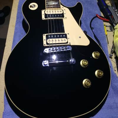 Gibson 2009 Gibson Les Paul Traditional Pro II ebony 2009 Ebony image 1