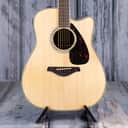 Used Yamaha FGX830C Dreadnought Cutaway Acoustic/Electric, Natural