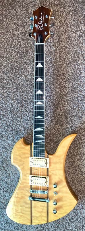 B.C. Rich Mockingbird nj Exotic  Classic Natural electric guitar made in Korea image 1