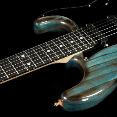 John McGuire Guitars Valley Pro Blue Burst image 6
