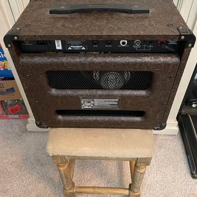 ULTRA RARE 2012 Marshall DSL5CCW Country Western Limited Edition AMP - Brown Tooled Leather image 6