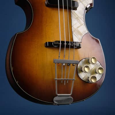 1958 Hofner 500/1 Violin Bass Sunburst image 10