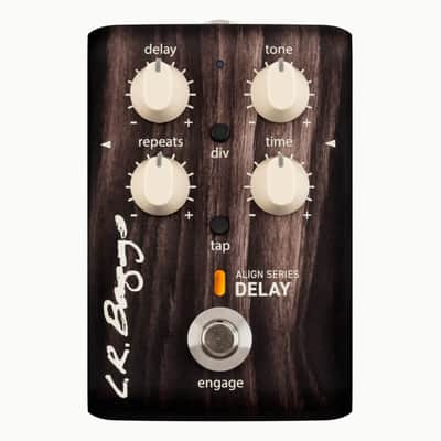 LR Baggs Align Series Delay Acoustic Pedal Bundle w/ 12x Picks and Liquid Audio Polishing Cloth image 3