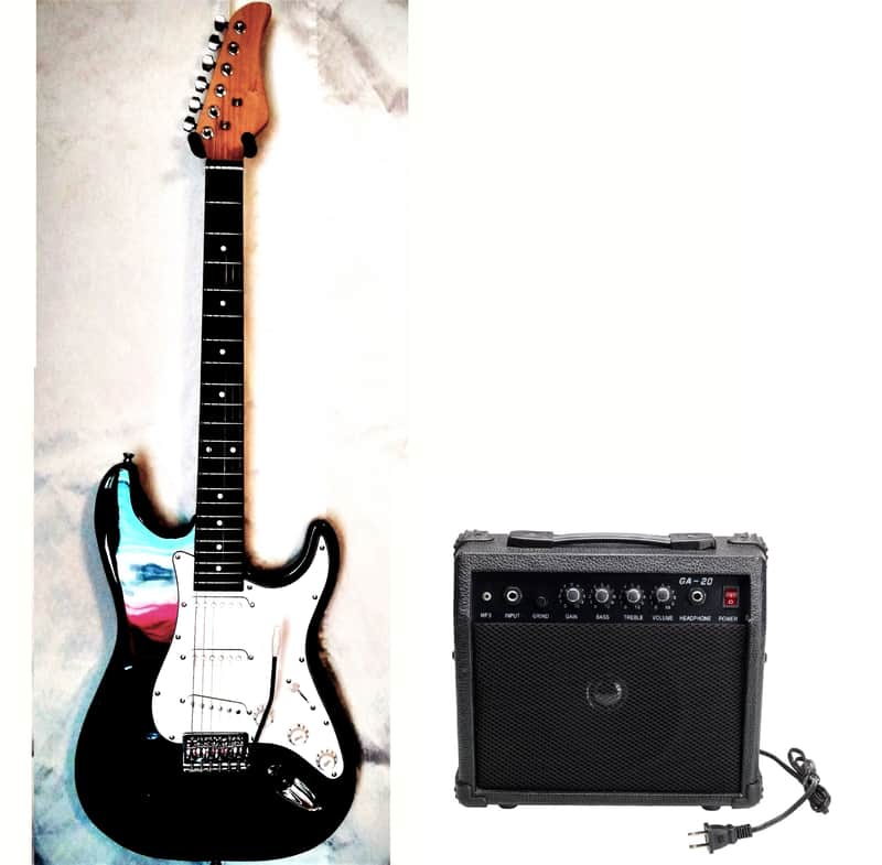 🎸+Amp! Unmarked S Series Electric Guitar +Whammy / Tremolo +Rosewood FB +Soft Case/Gg Bag +Strap +Cable +Pick!🎸 image 1