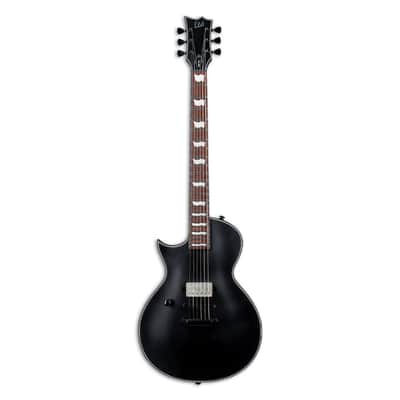 ESP LTD EC-201 Left Handed Electric Guitar - Black Satin image 2