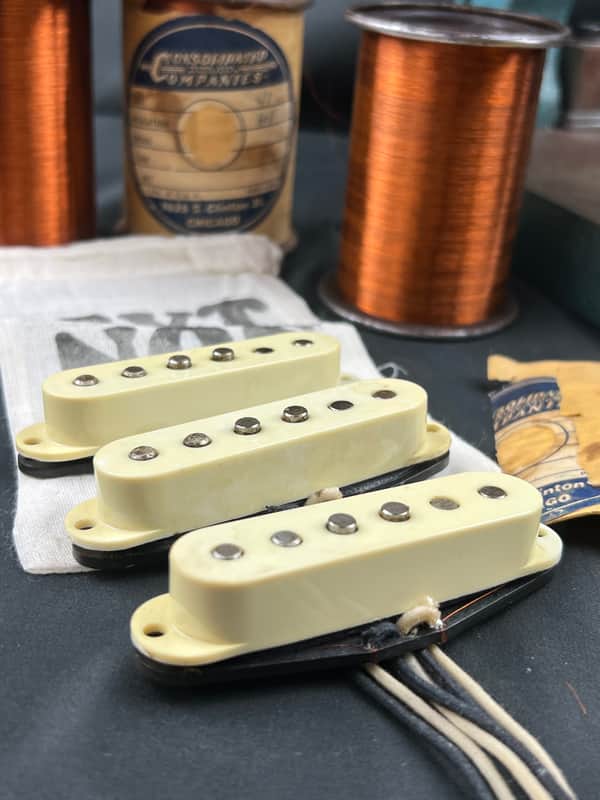General Vintage Tone  NOS Handwound For Stratocaster 50’s Magnet wire “ The Wheeler Chicago “ Heavy image 1