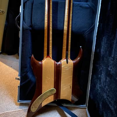 Ribbecke Double Neck 6 and 12 String Rock’n Electric Guitar  1981 Natural image 12