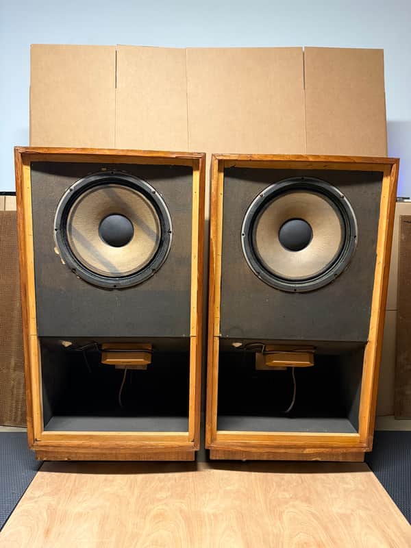 Tannoy Monitor Gold 15 Dual Concentric Speakers & Crossover Windsor Cabinet