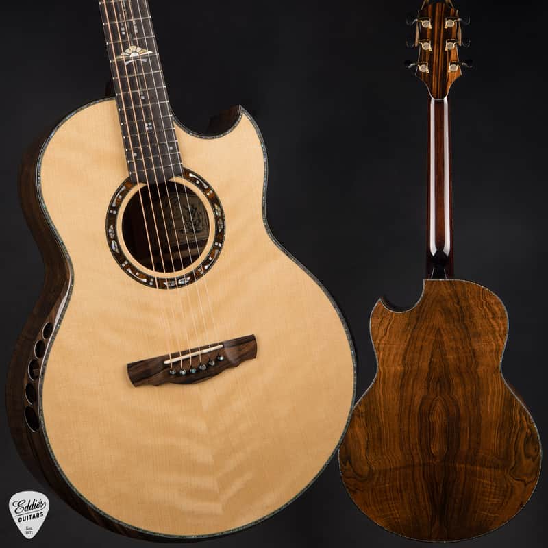 2022 - Kevin Ryan Paradiso Grand Concert Signature Series - Flamed Port Orford Cedar & Brazilian Rosewood image 1