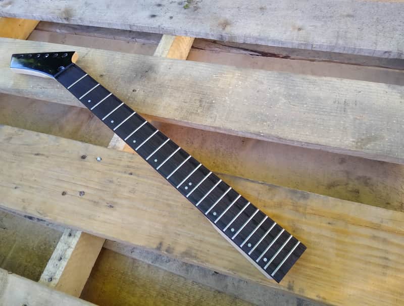 NRG SHRED NECK 22 FRET SS UPPER DOT FAST GUITAR NECK REPLACEMENT FITS OEM image 1