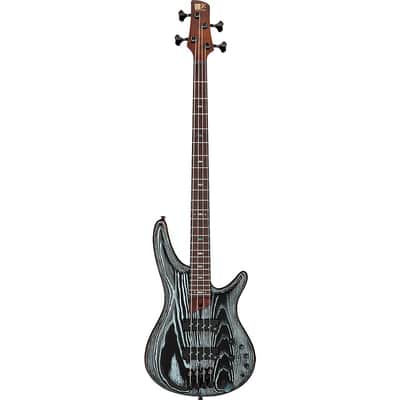 Ibanez Premium SR1320SB Electric Bass Guitar - Regular Aqua Wave Low Gloss image 3