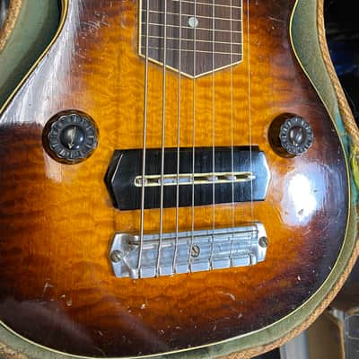 1936 Gibson EH 150 - Quilted Sunburst - 7 String Lap Steel! image 2