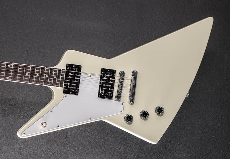Gibson USA 70's Explorer Left Hand - Classic White image 1