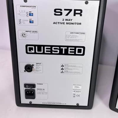 Quested S7R Monitors self-powered 6.5" 2-way black image 6