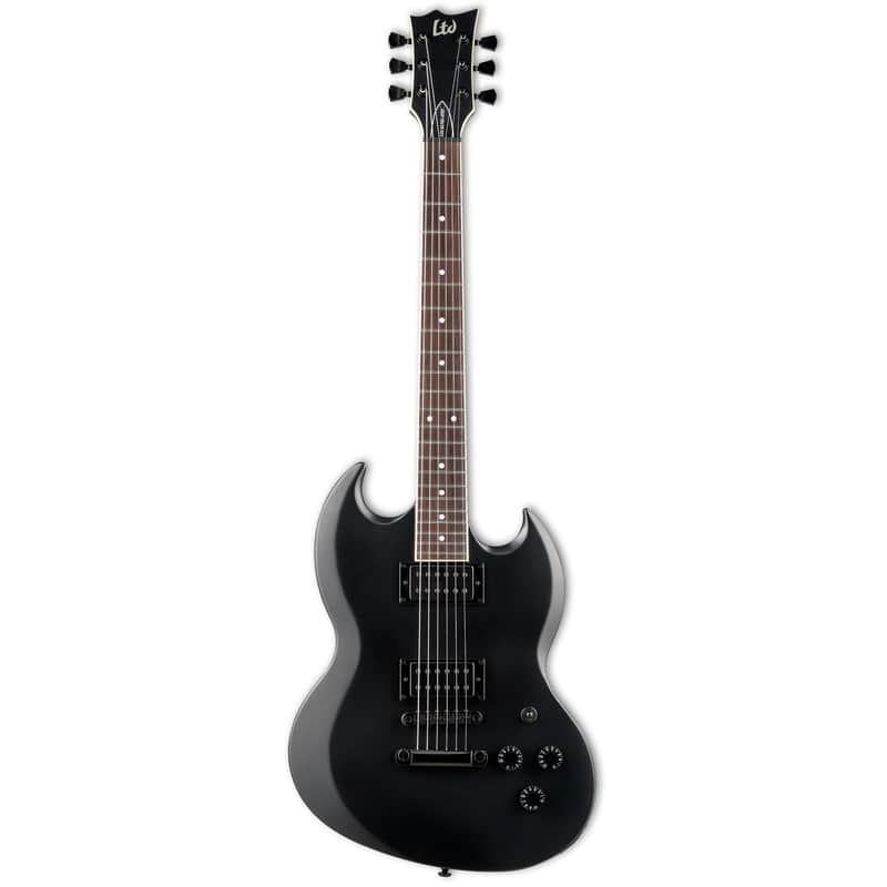 ESP LTD Volsung-200 Lars Frederiksen Signature Electric Guitar Black Satin B-Stock Volsung 200 image 1