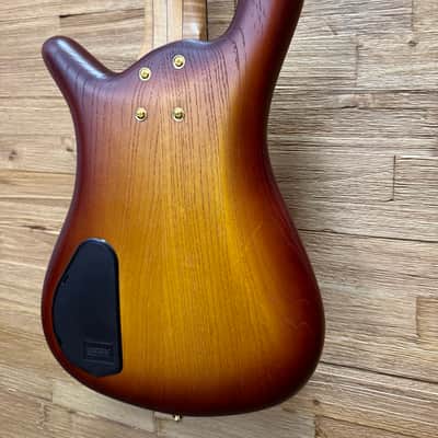 Warwick Teambuilt Streamer LX 2025 Limited Edition 5- string bass  - Honey Sunset Burst. 8lbs 3oz w/gig bag + goodies. New! image 17