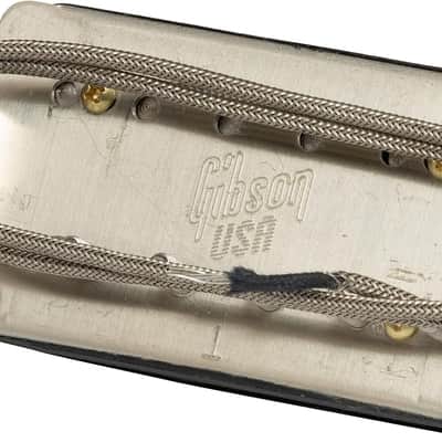 Gibson 70's Tribute Treble Bridge Humbucker Pickup - Double Black 2-Conductor / Potted / Alnico 5 image 4