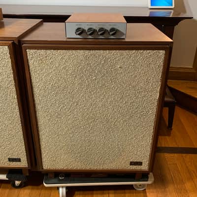 Vintage KLH M-12 Speakers w/ External Crossover Contour Controls 1966-1972 - Walnut image 4