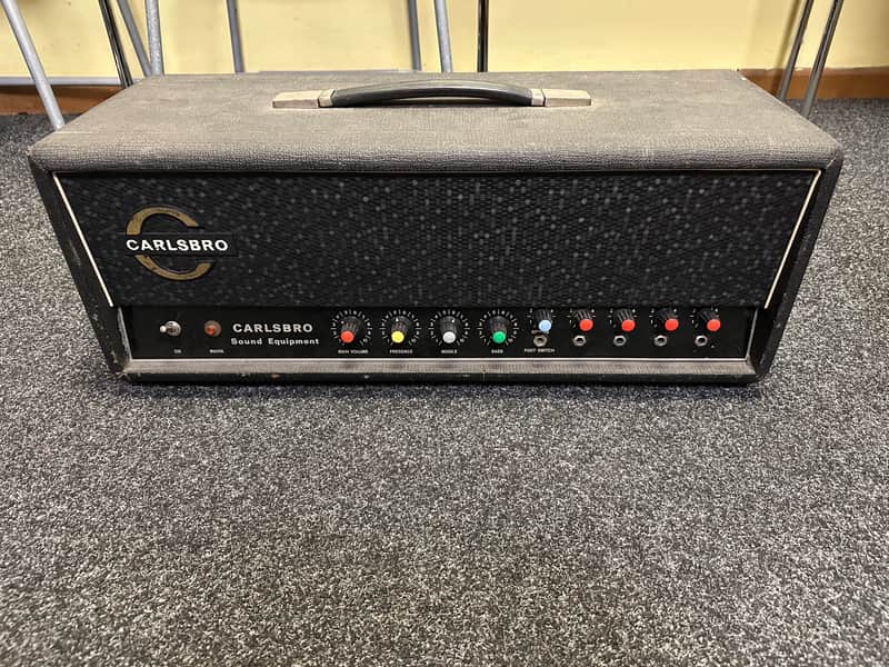 Vintage 1960s Carlsbro PA 60 Reverb Guitar Valve Amplifier Rare Transformers image 1