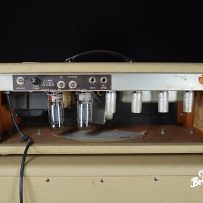 COLLECTOR GRADE! 1962 Fender Bassman 6G6-B Blonde (with original covers and speaker cable) image 12