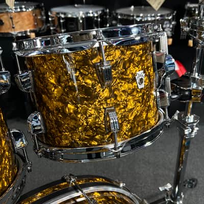 Ludwig Neusonic MOD 2 10/12/16/22" Drum Set Kit in Butterscotch Pearl from NAMM 2023 image 3