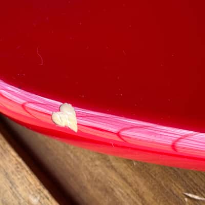 (18042) Squier Strat - Mighty Mite HSS Pickups with Rosewood Fretboard - Candy Apple Red image 6