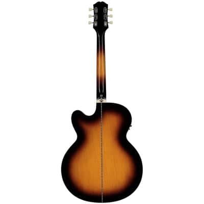 Epiphone J-200 Studio EC, Vintage Sunburst, with Gig Bag image 6