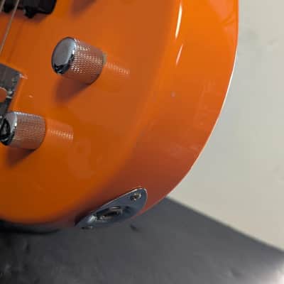 Mitchell MB100OR Short-Scale Solidbody Electric Guitar - Orange image 7