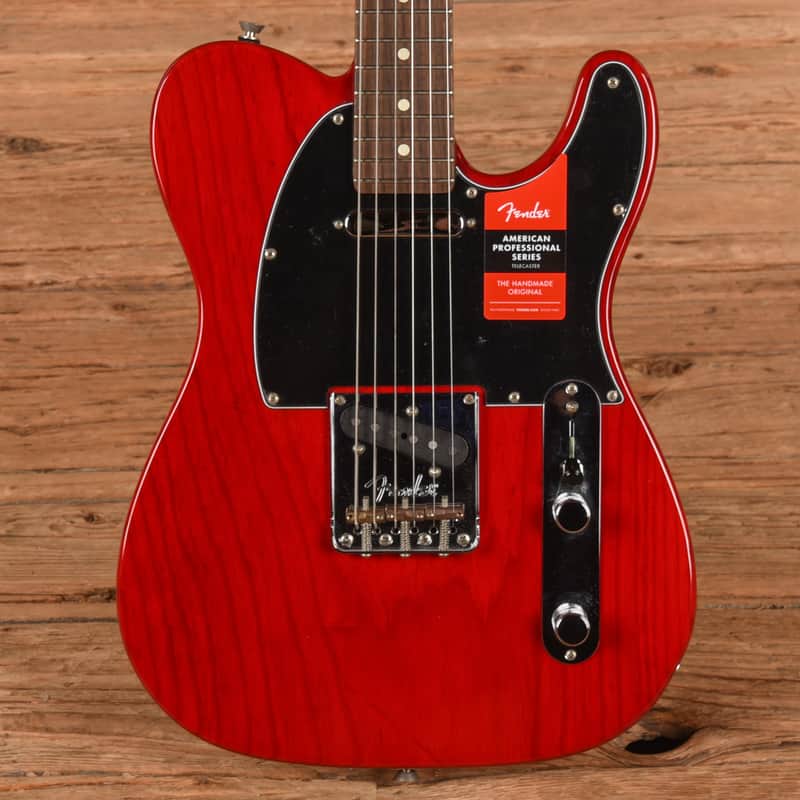 Fender American Professional Telecaster Crimson Red Transparent 2017