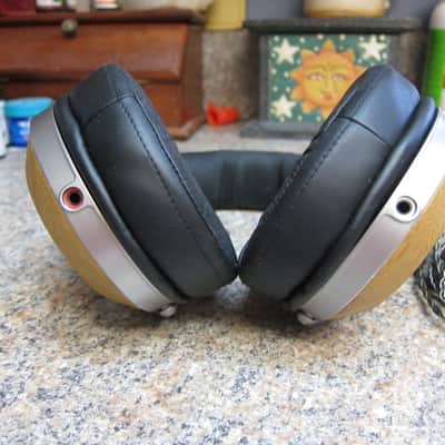 Denon AH-D9200 Headphones, Top Line, Upgraded Pads, Cable, Headband Pad, Ex Sound, Ex Condition, Bamboo, Efficient 2024 - Bamboo image 4