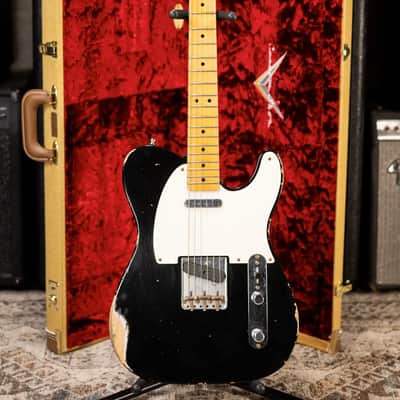 Fender Custom Shop 2021 Winter Event LTD '51 Telecaster Relic, Aged Black with Hardshell Case - Used image 13