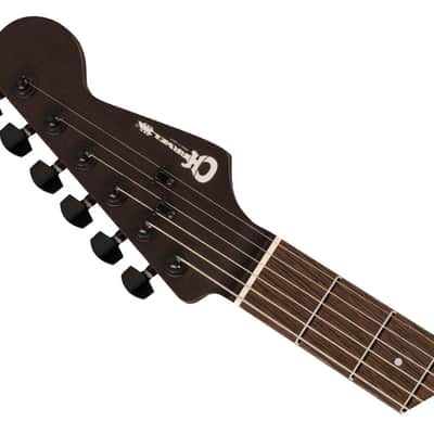 Used Charvel MJ DK24 HSH 2PT W Mahogany - Black w/Wenge FB image 4