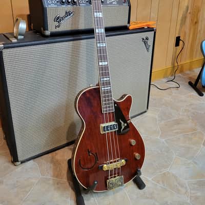 Gretsch Round Up Bass, One of only 2 ever made Custom Shop  RARE! OHC  Geddy Lee 6120 rancher image 2